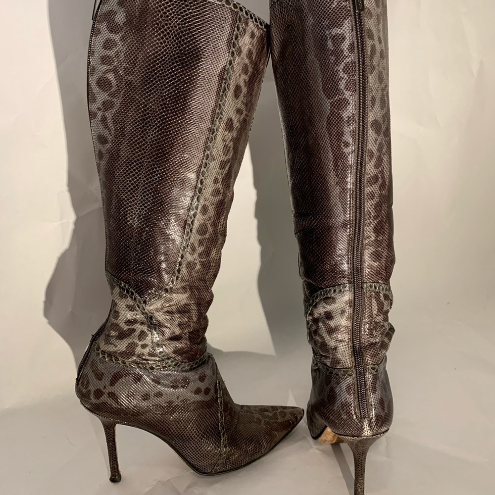 Jimmy Choo Genuine Snake Boots